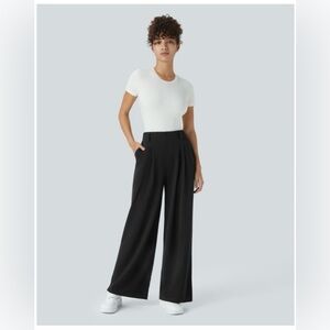 Halara Flex™ High Waisted Pocket Wide Leg Waffle Work Pants